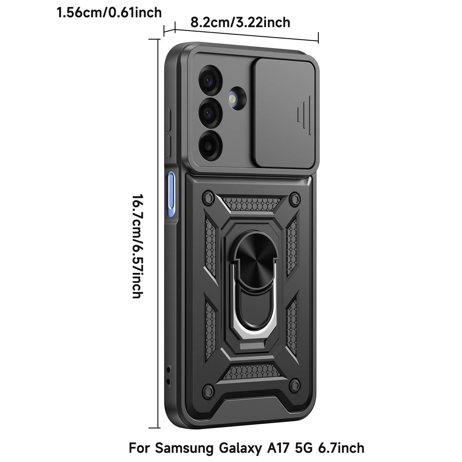 For Samsung Galaxy A17 5G Magnetic Shockproof Heavy Duty Case – Flexible Cover
