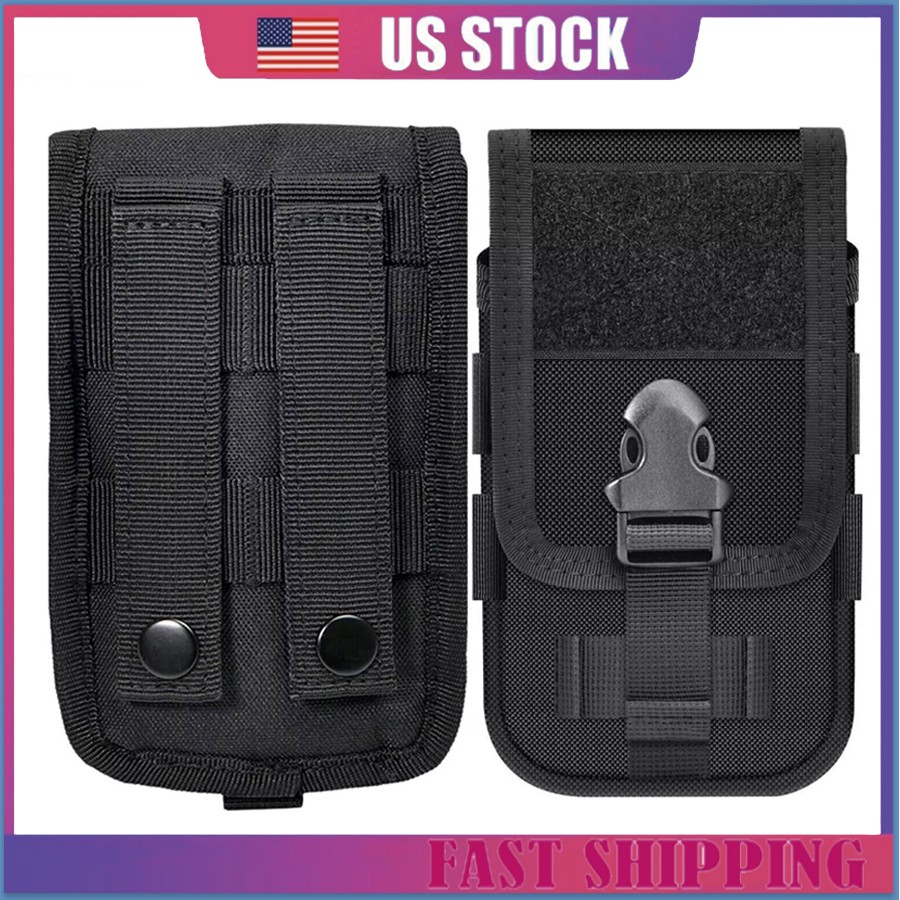 Universal Tactical Cell Phone Belt Pack Bag Molle Waist Pouch Holster Case New