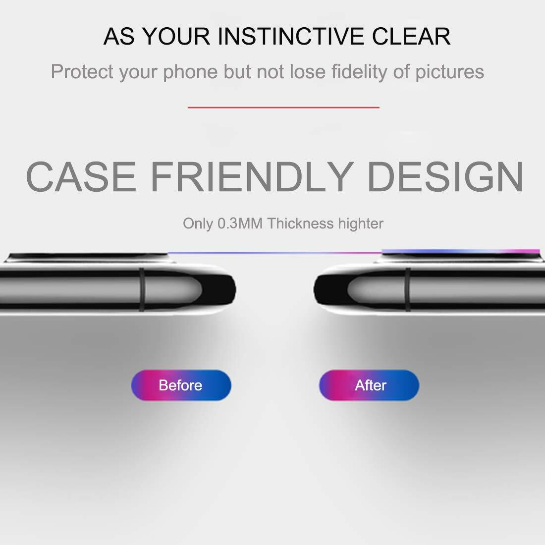 For iPhone 15 14 13 12 11 Pro Max Tempered Glass Camera Lens Cover Protector