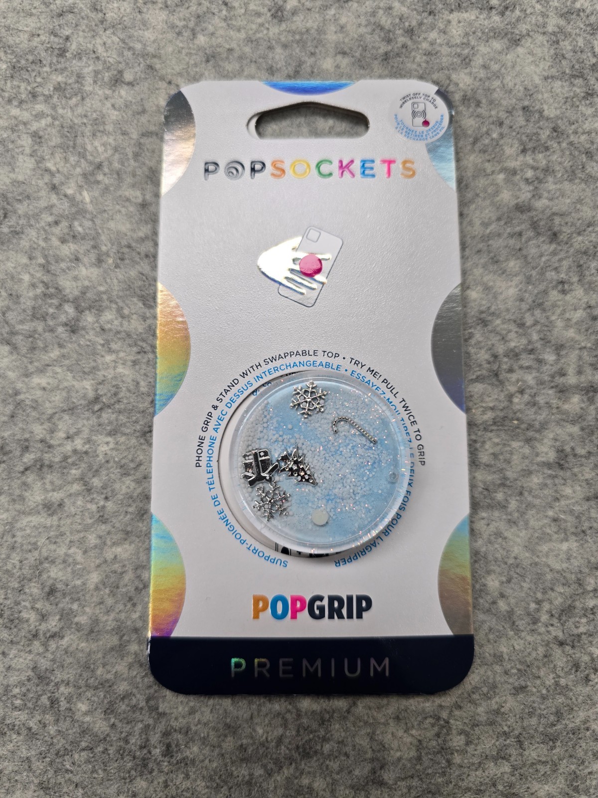 Tidepool Snowed in Premium Popsockets Single Grip & Stand Phones Holder