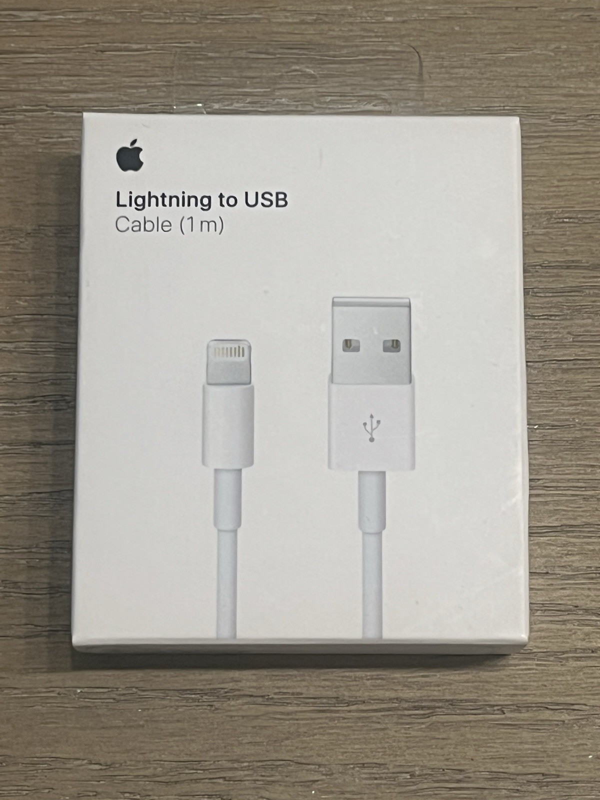 Genuine Apple Lightning To USB Cable In While (1m) Sealed New In Box