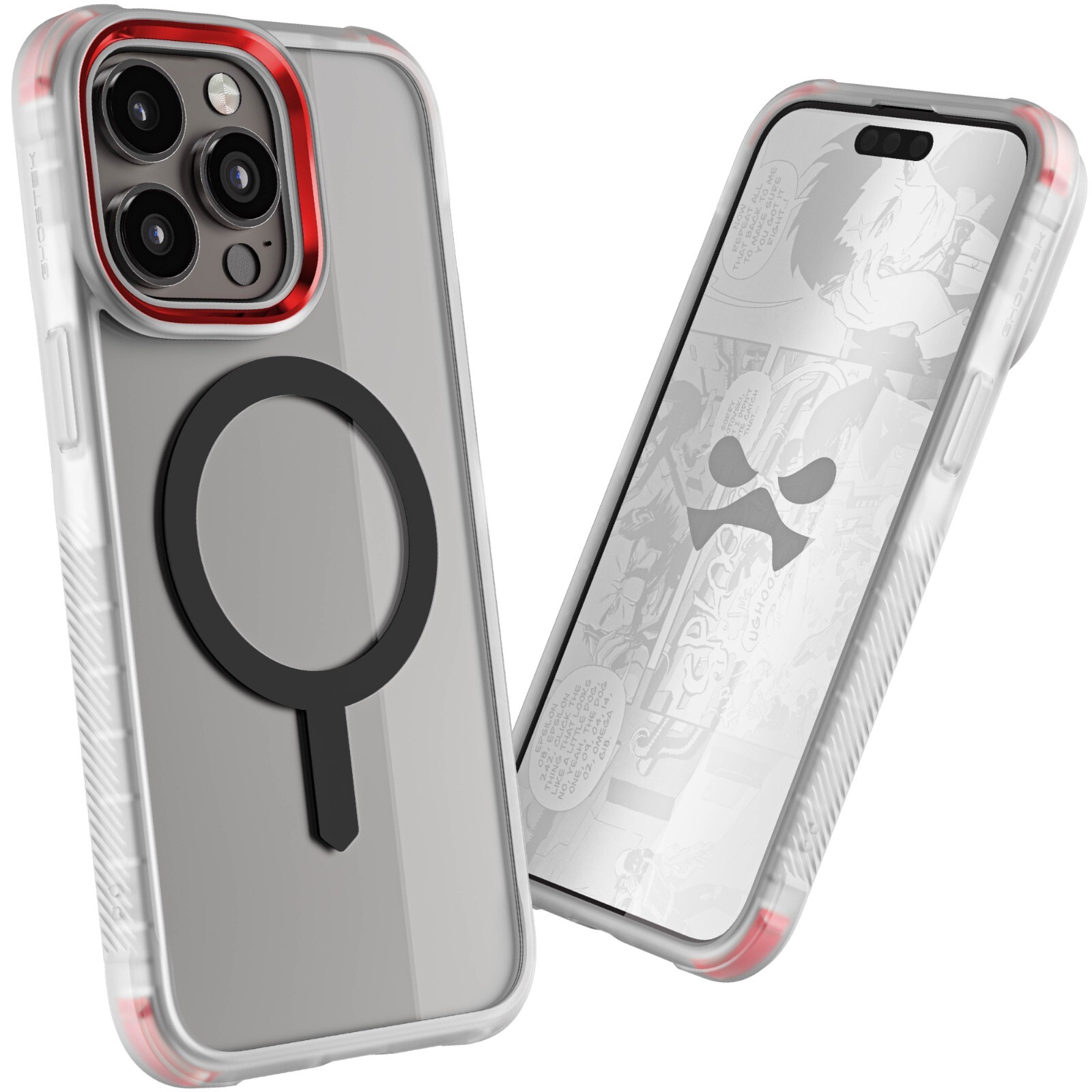 Ghostek Covert MagSafe Clear Case Designed for iPhone 15 / Plus / 15 Pro / Max