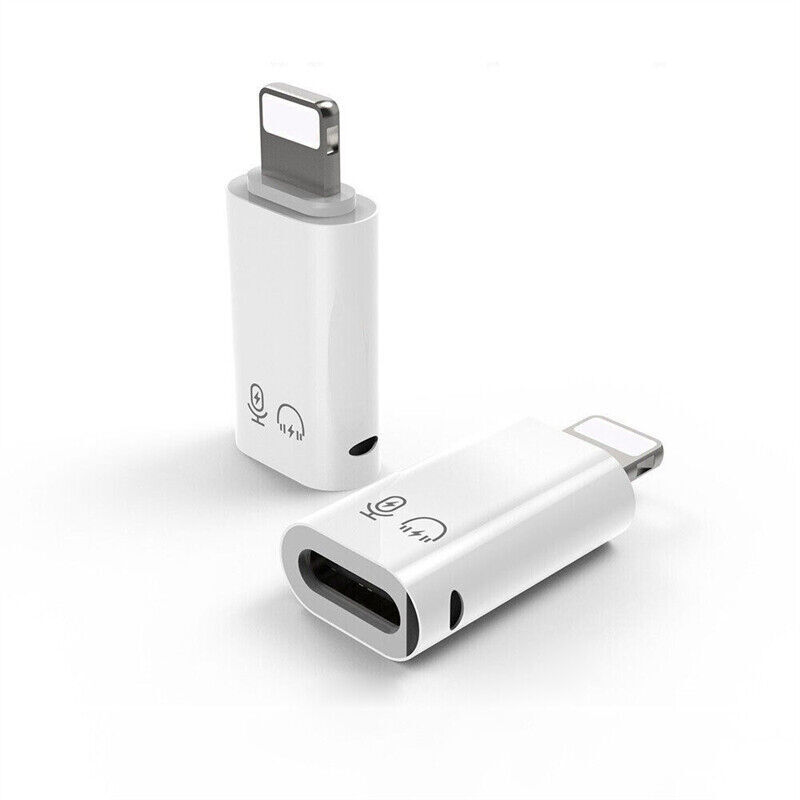 5.8USB Type C Female to iOS Male Adapter For iPhone 14/13/12/11/XR/XS/SE 3 Lot