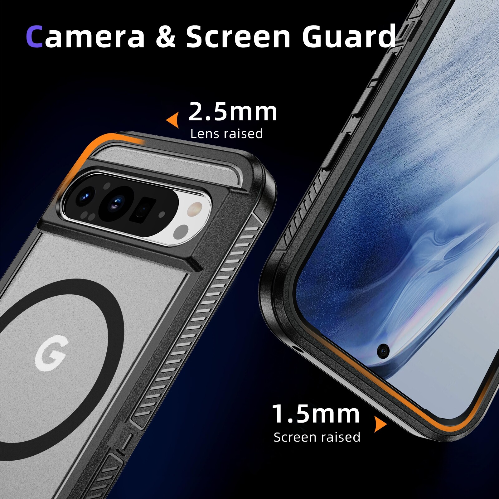For Google Pixel 8A 8 9 Pro Shockproof TPU+PC Mag Safe Slim Back Phone Case