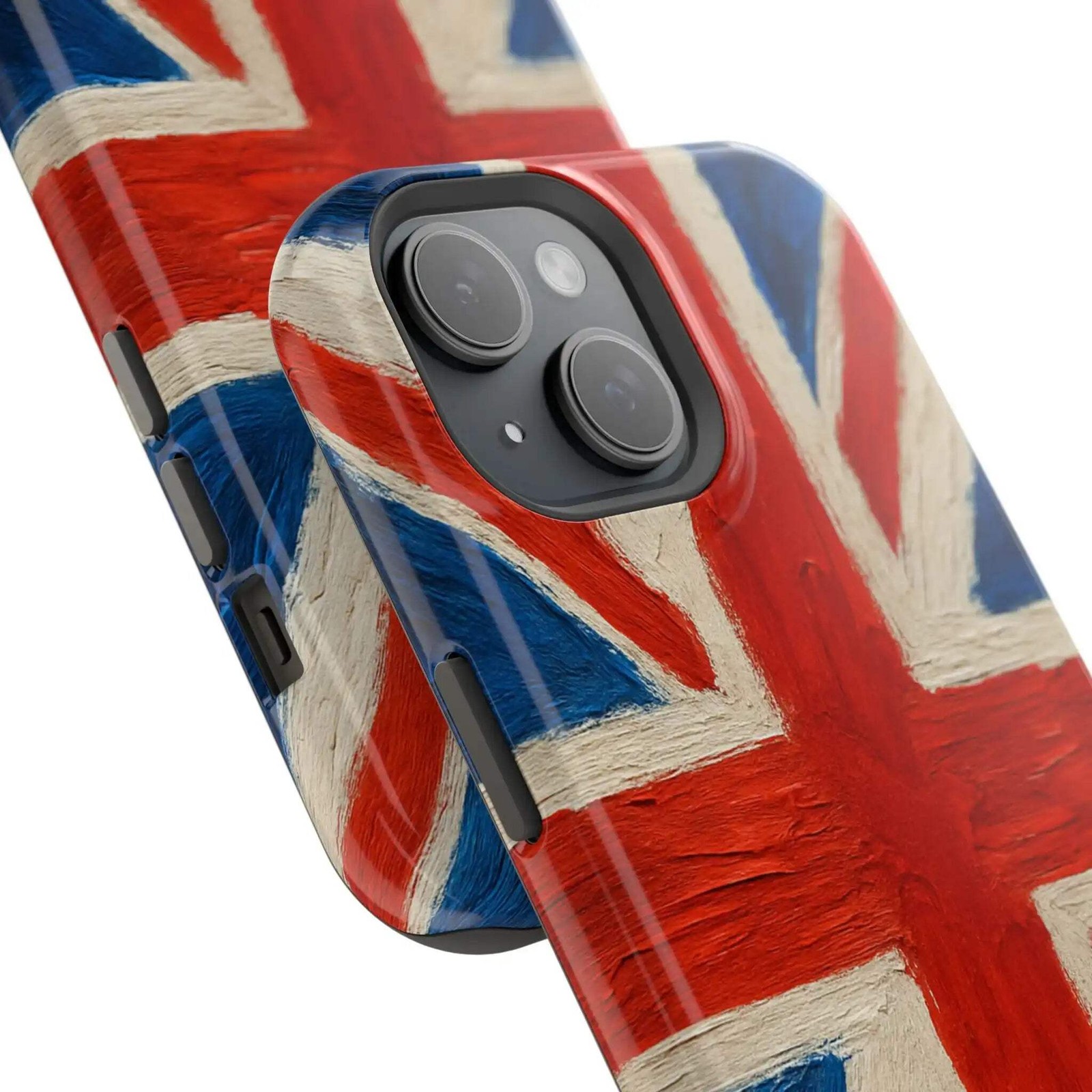 MagSafe Tough iPhone Case — UK Flag Magnetic Impact-Resistant Design
