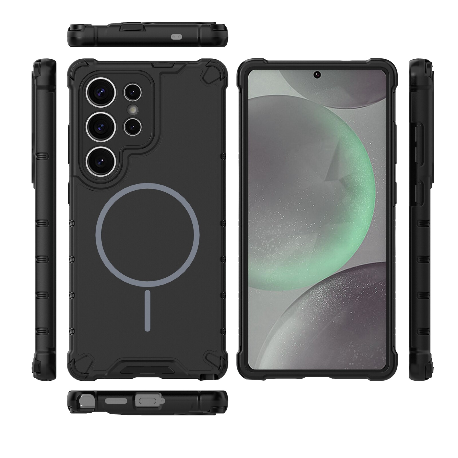 For Samsung Galaxy S25 Ultra S24 S23 Shockproof Magnetic Case Mag Safe Cover