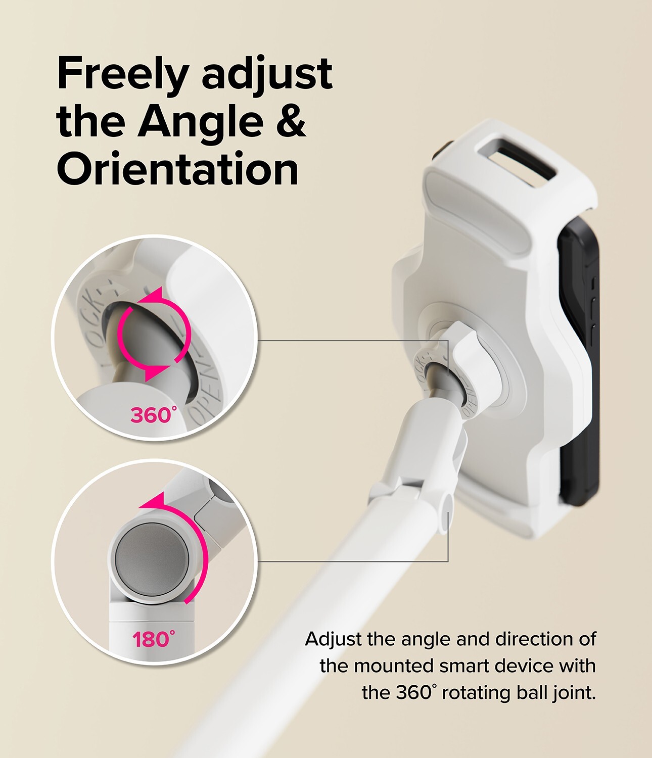 Ringke [Floor Stand Holder] Tablet Phone Luxury High Quality Durable Mount