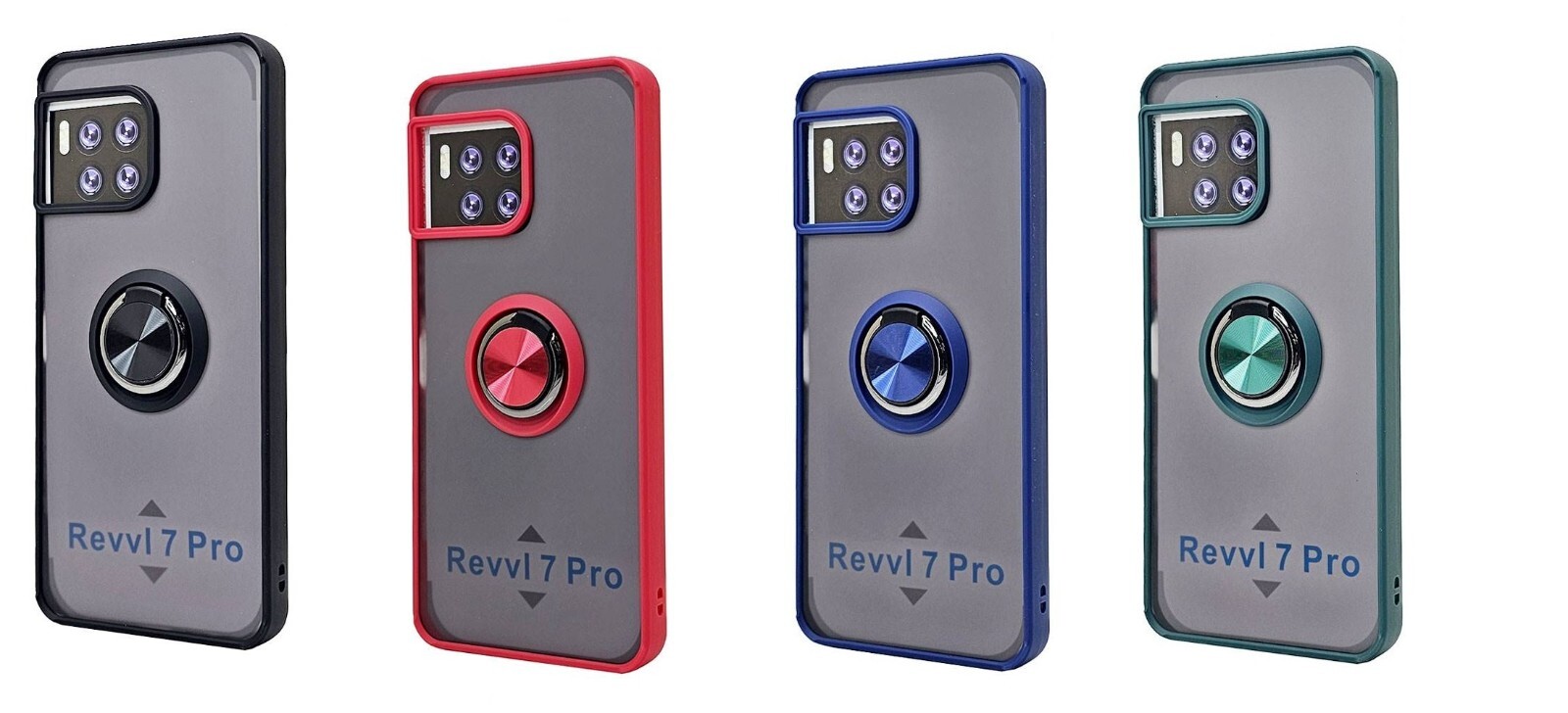 Shockproof Protective Case Magnetic Rotatable Kickstand for T-Mobile REVVL 7 Pro