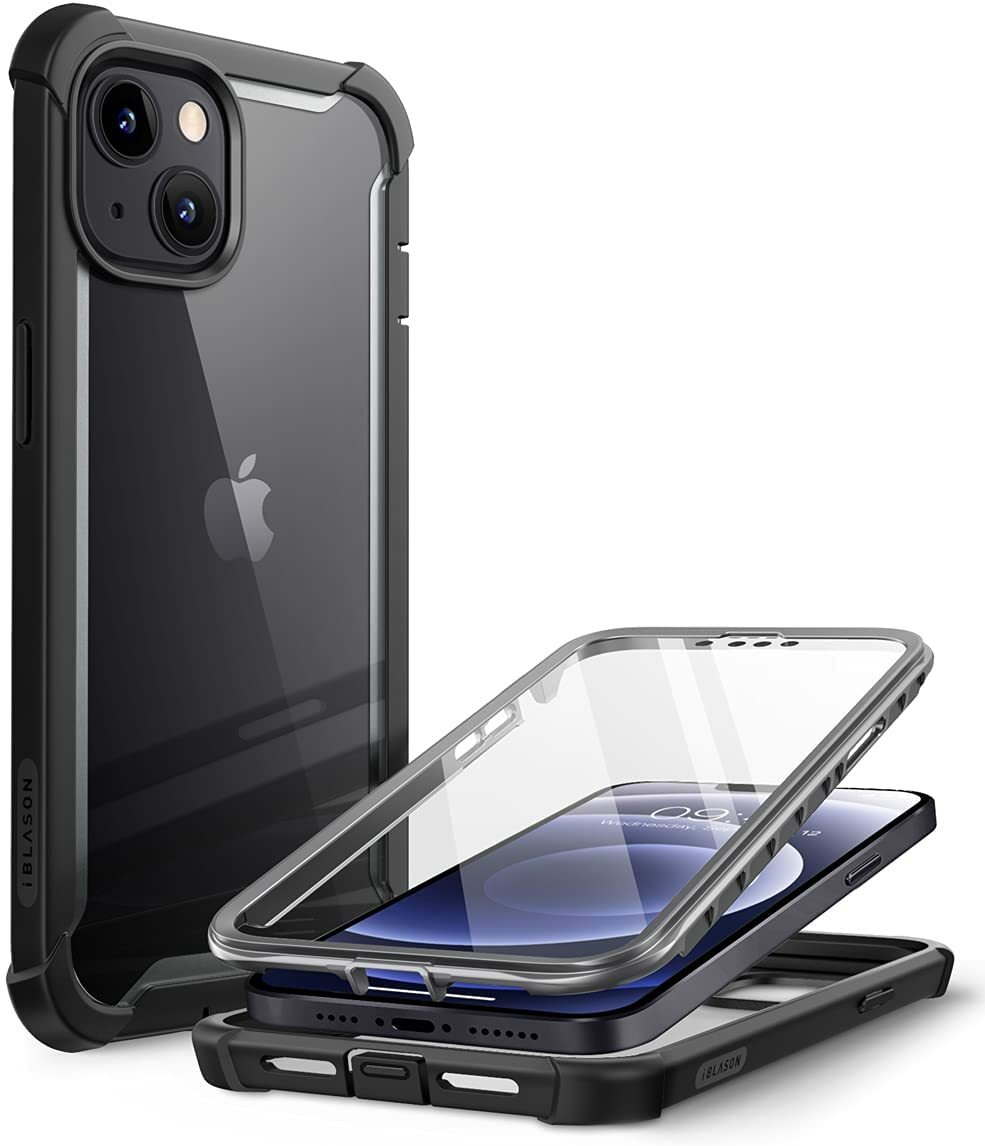 i-Blason Ares for iPhone 13 Mini 5.4″, Full Body Shell Case 360 Protection Cover