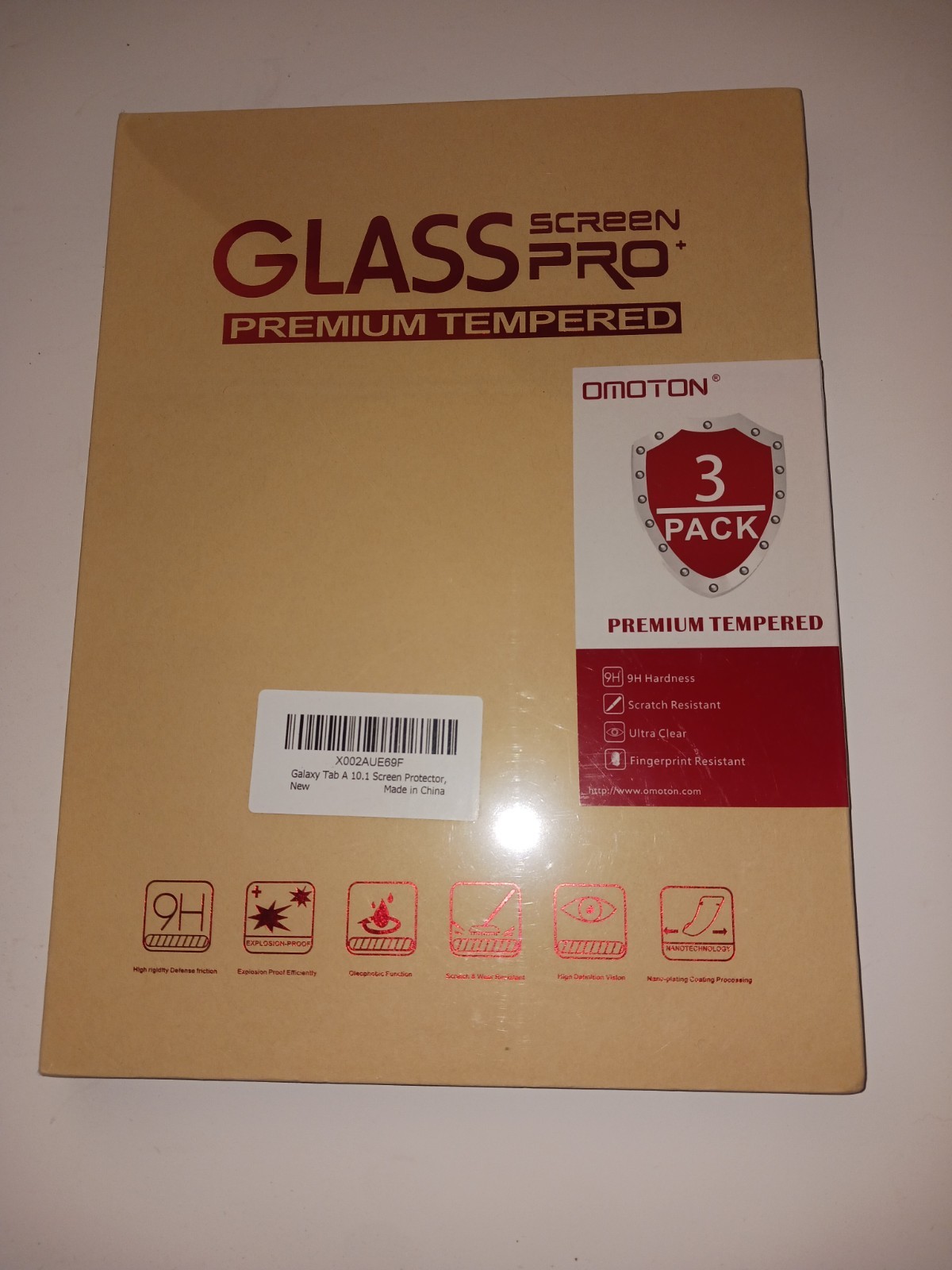 Omoton Tempered Glass Screen Protector For Samsung Galaxy S22 S23 X3