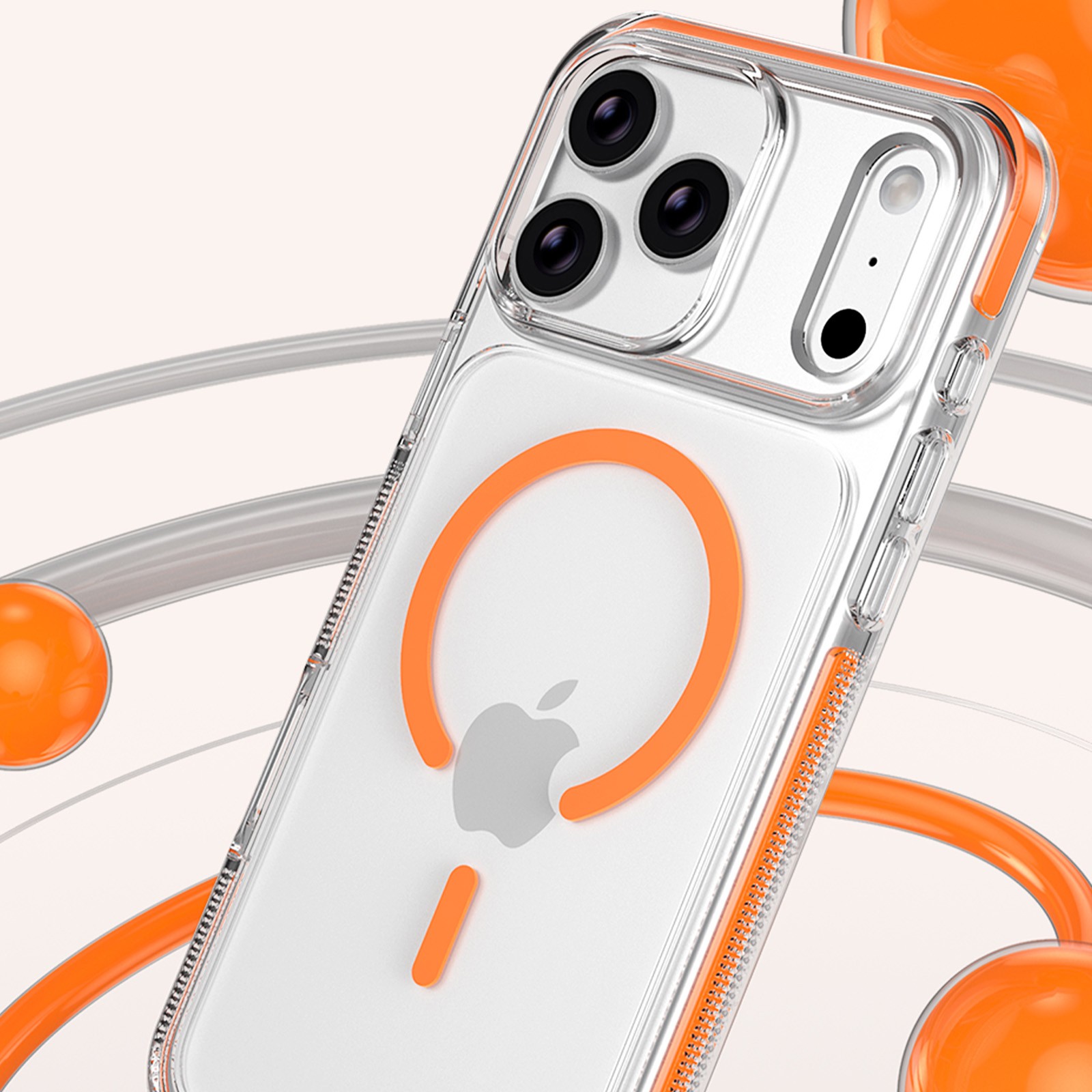 For iPhone 17 Pro Max Slim Case 17 Air Magnetic Mag Safe Anti-Yellow Clear Cover
