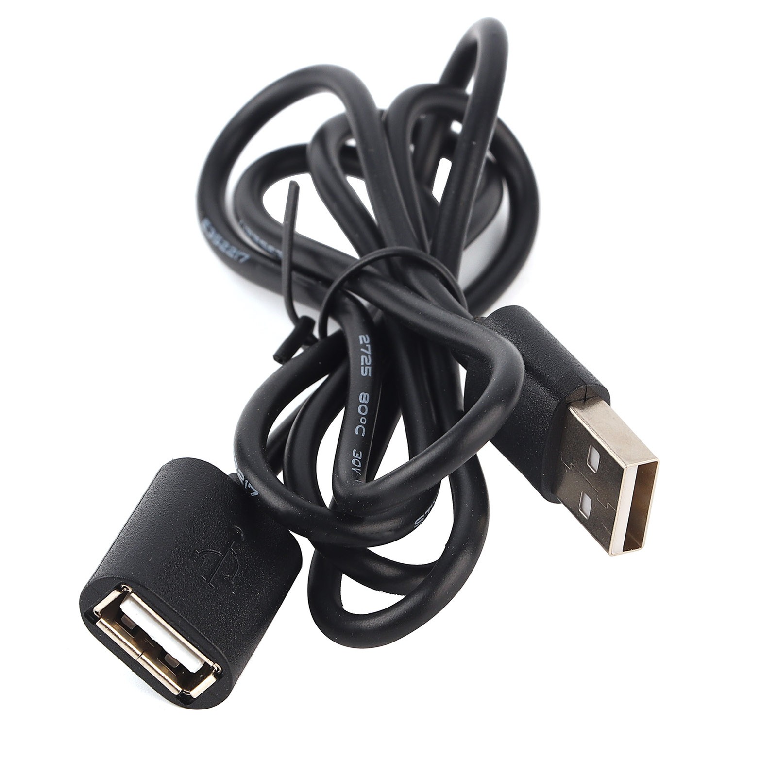 5i Rubber TPE Soft Wire Black Lightweight Smart Bracelet USB Charging Cable HXXF