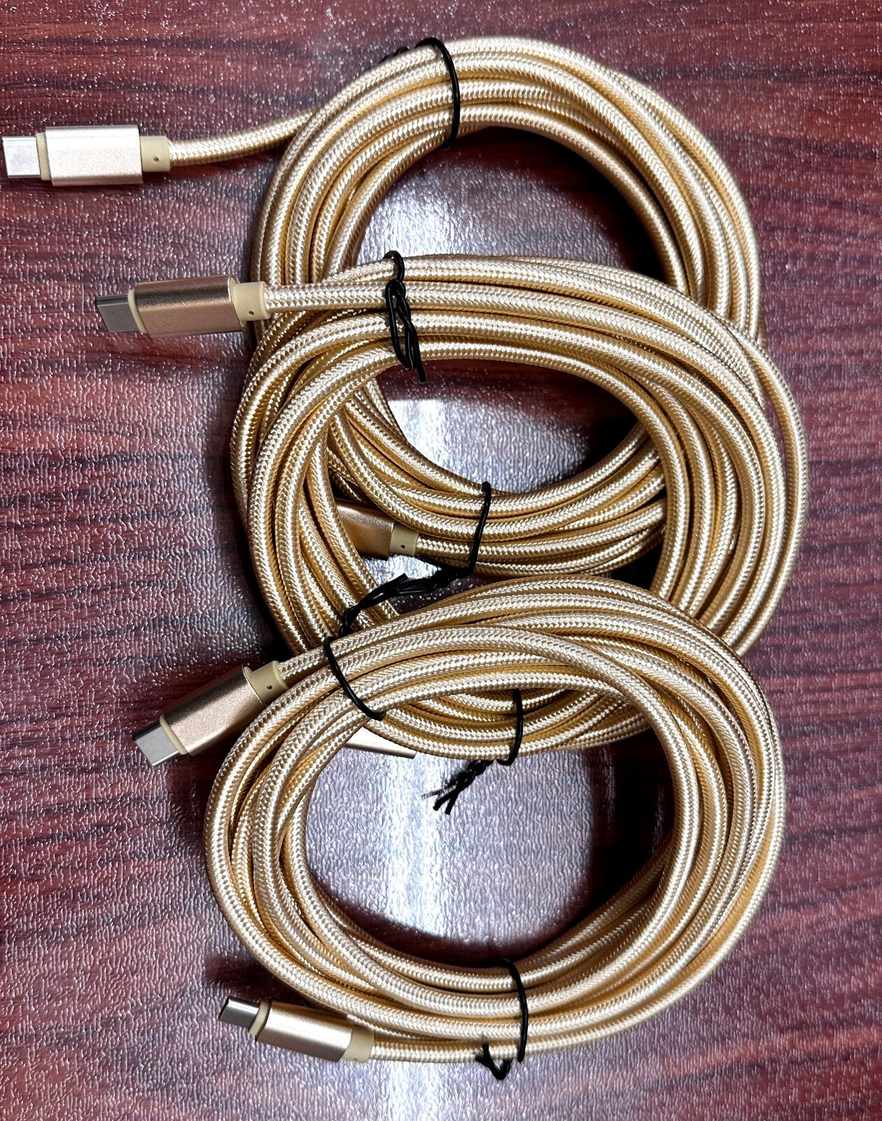 3 Pack 10FT USB-C to USB-C Cable Fast Charge Type C Charging Cord Charger Rapid