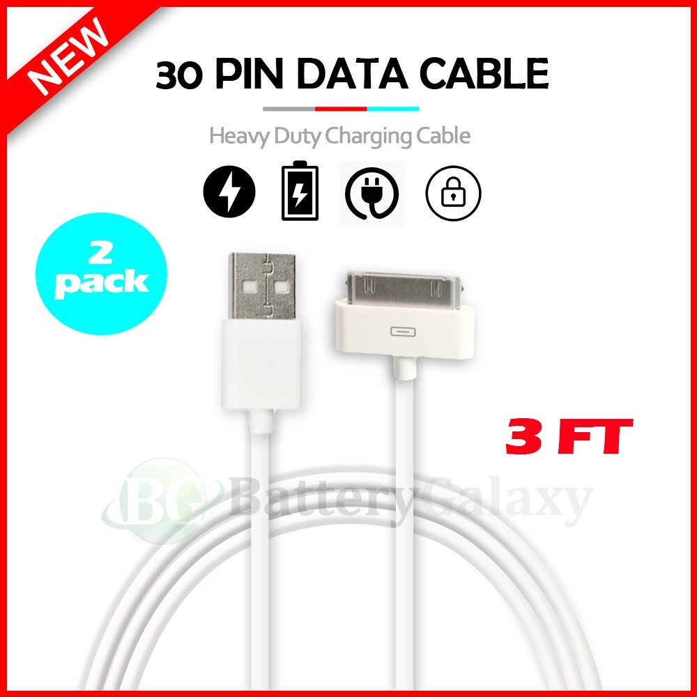 2 USB Sync Data Charging Charger Cable Cord for iPod Touch 1st 2nd 3rd 4th Gen