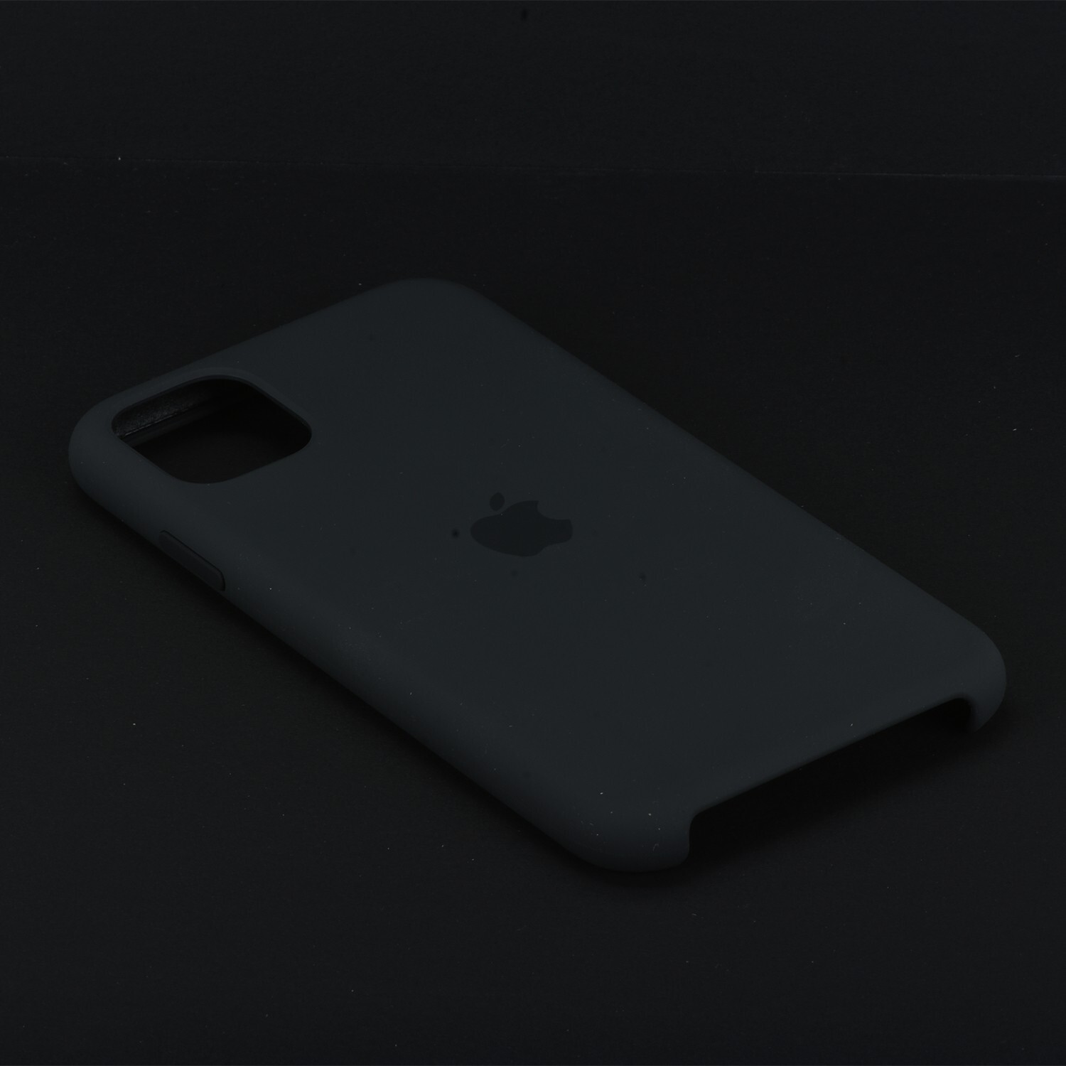 Original Apple Silicone Snap Case Cover Skin For iPhone 11 – Black MWVU2ZM/A
