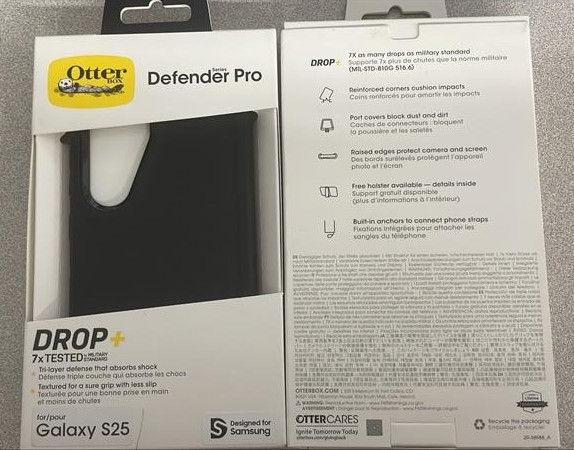 Otterbox Defender Pro Series Case for Samsung Galaxy S25 Black