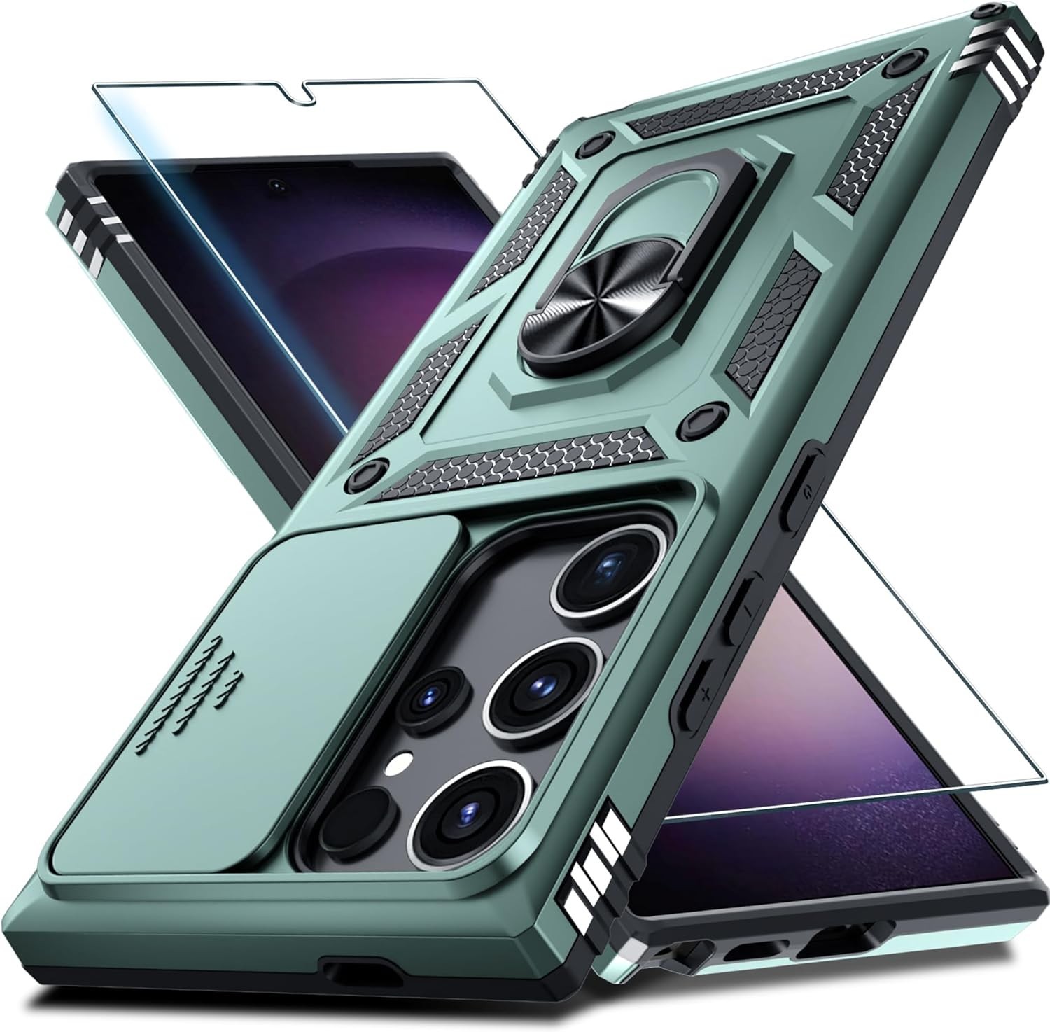 For Samsung Galaxy S26 Ultra Case /S26 Phone Cover Shockproof + Tempered Glass