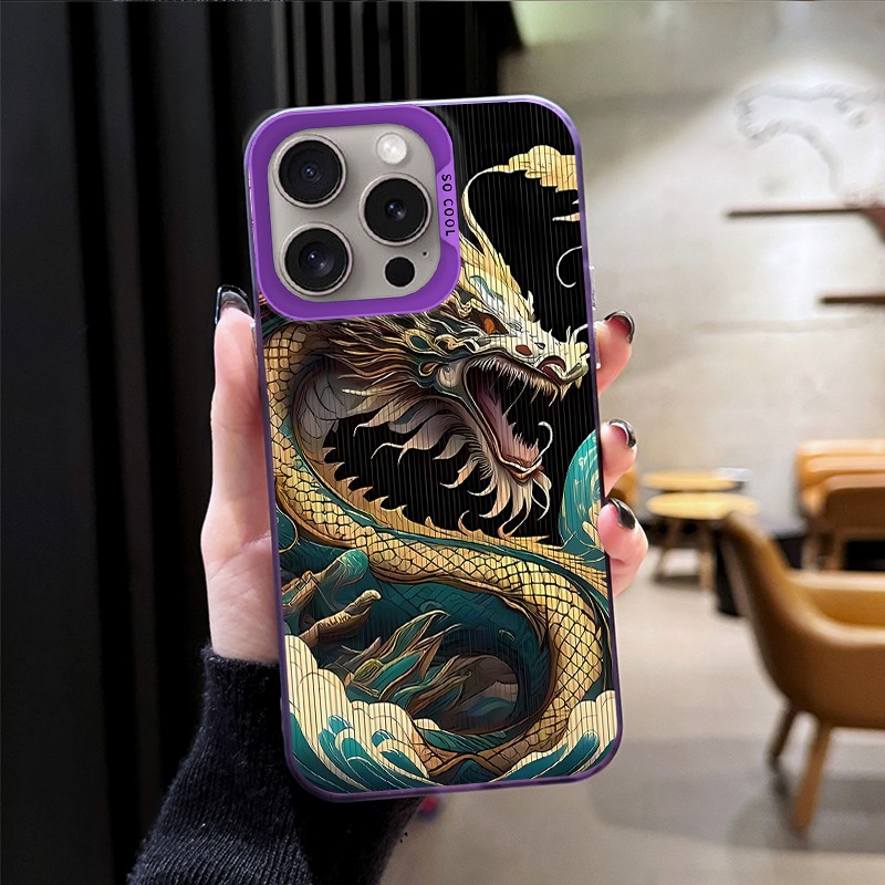 China Dragon Case For Samsung S26/S25FE/S24/S23/A16/A36/A07/A17/A37 Phone Cover