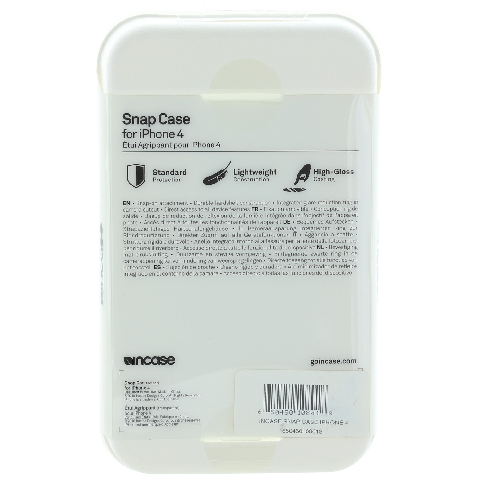 Incase Snap Case for iPhone 4 & iPhone 4S with Stand, Clear