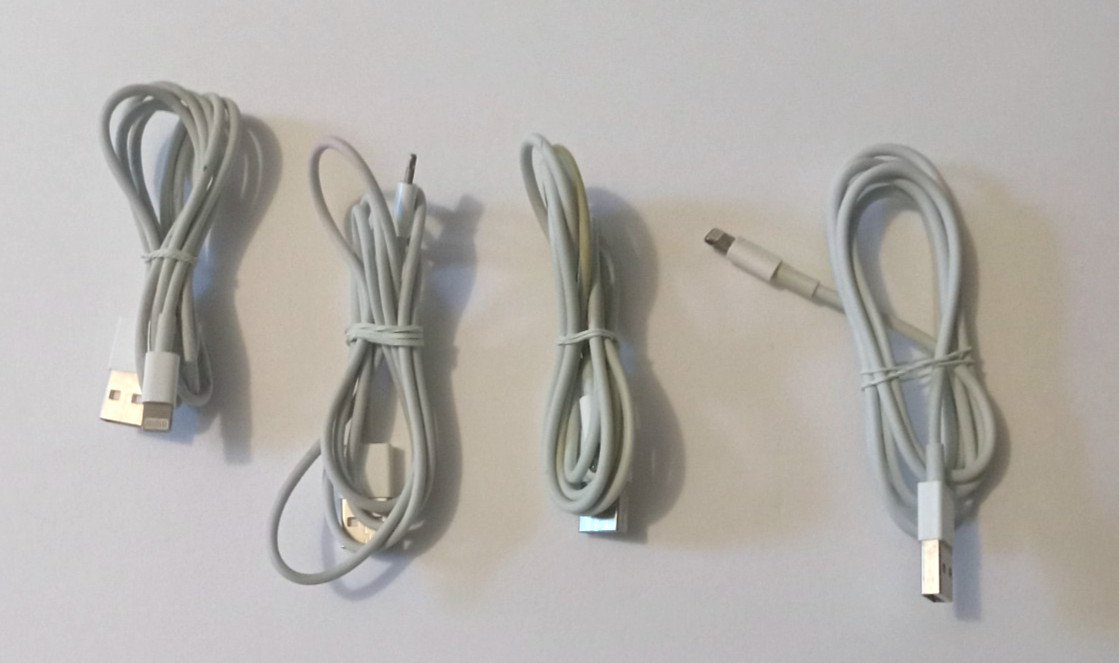 Apple 3ft (1m) Lightning to USB A Cables – White