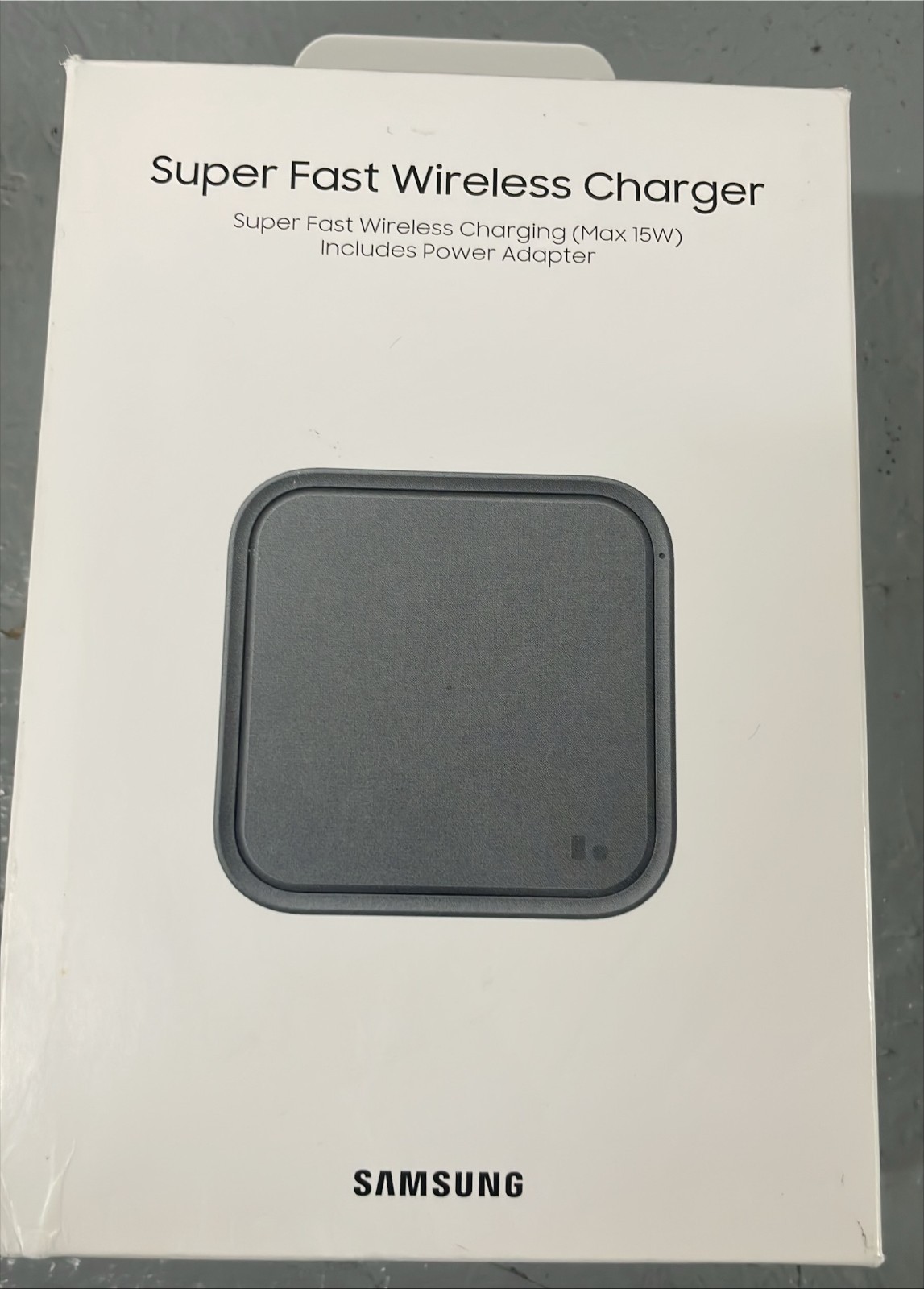 Samsung 15W Single Fast Wireless Charger with TA – Dark Gray
