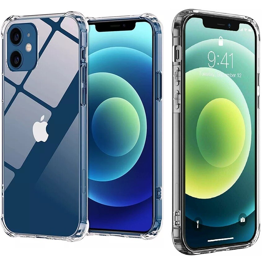 For iPhone 15 14 13 12 11 Pro Max Mini X Xs XR 7 8 6 Plus Shockproof Clear Case