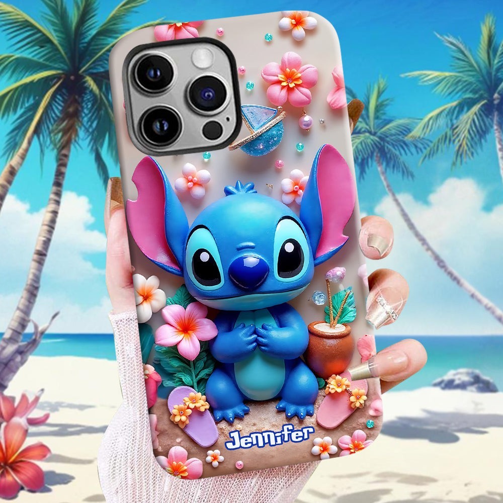 Personalized Lilo & Stitch Ohana Phone Case Cover iPhone 17 Samsung Galaxy Gift