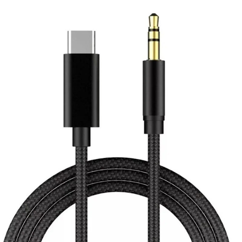 TypeC to Aux Cable USB Type-C Male To 3.5mm Cord Car AUX Music Audio Adapter LOT