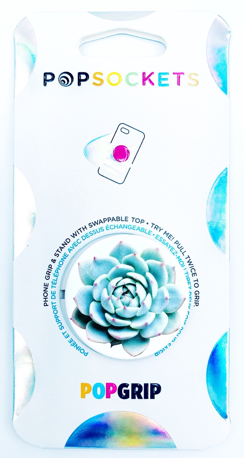 Authentic Popsockets Succulent Swappable Top Phone Holder Popsocket Pop Socket