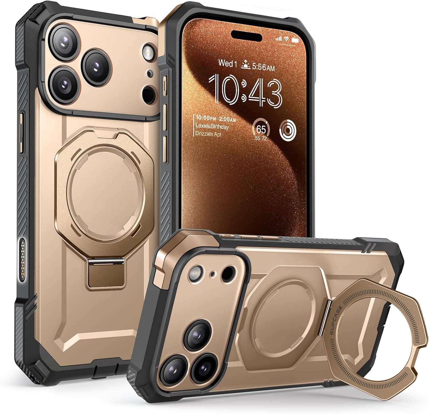 SUPCASE For iPhone 17 Pro Max W/ Camera Control Button Cove Magnetic Stand Case