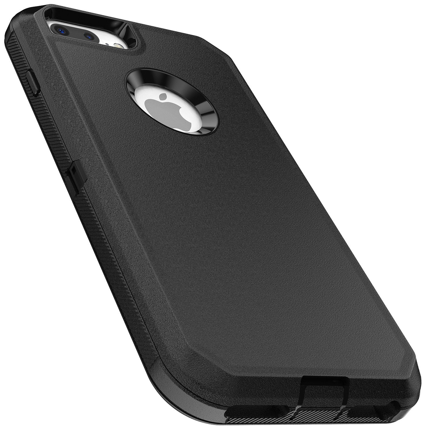 Black For Apple iPhone 6 6s 7 8 Plus Hard Case Shockproof Cover Screen Protector