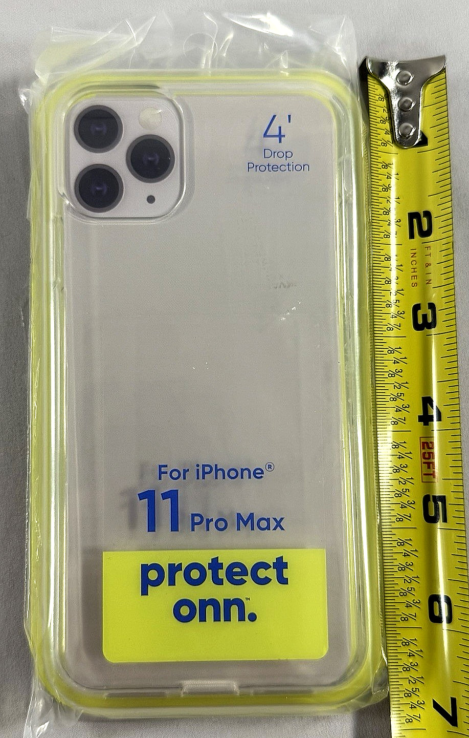 Onn Metallic Beige Case For IPhone 11 Pro Max Durable Gel Drop Tested At 4 Feet
