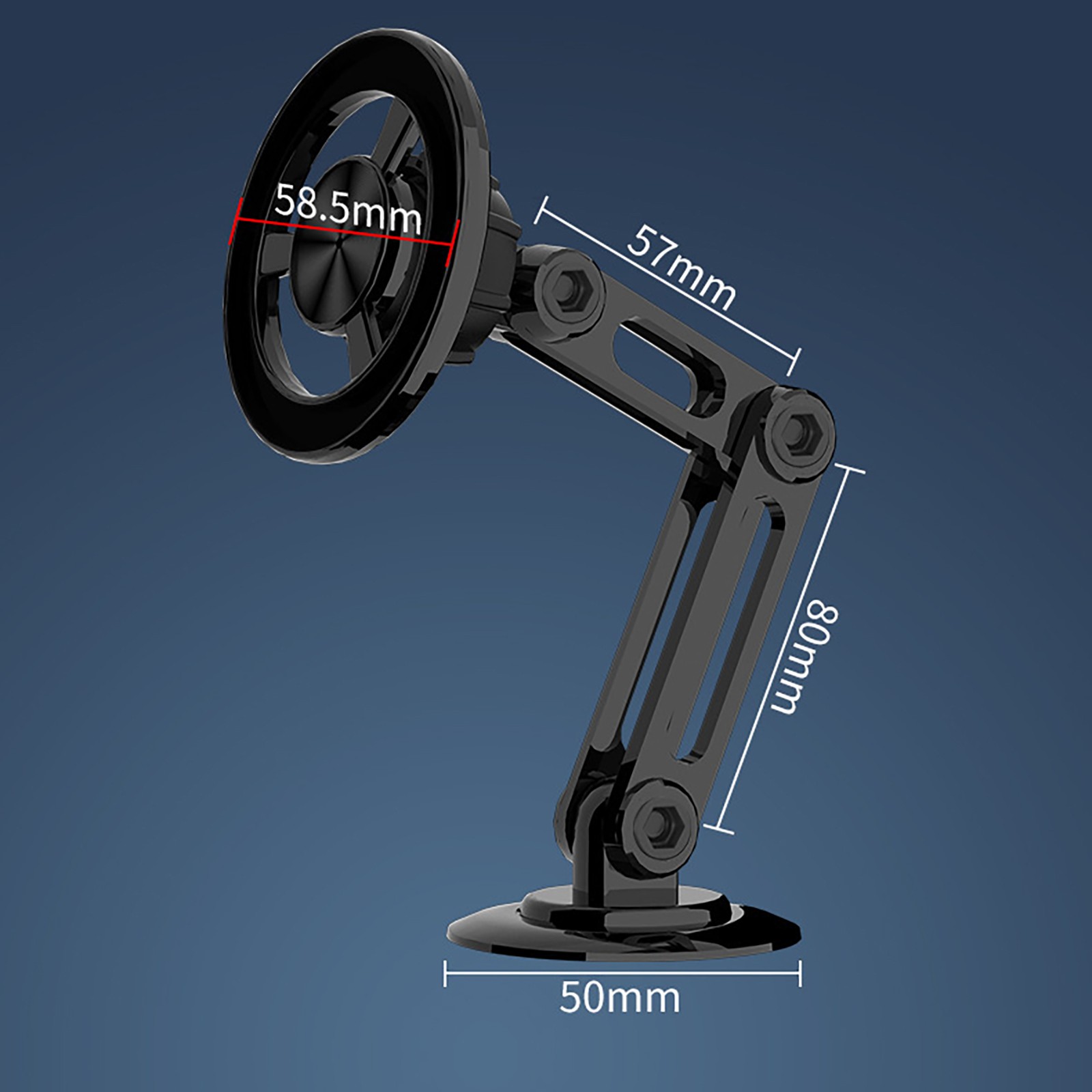 360° Pro Flexible Magnetic Car Phone Holder Mount Strong Magnet Suction Stand