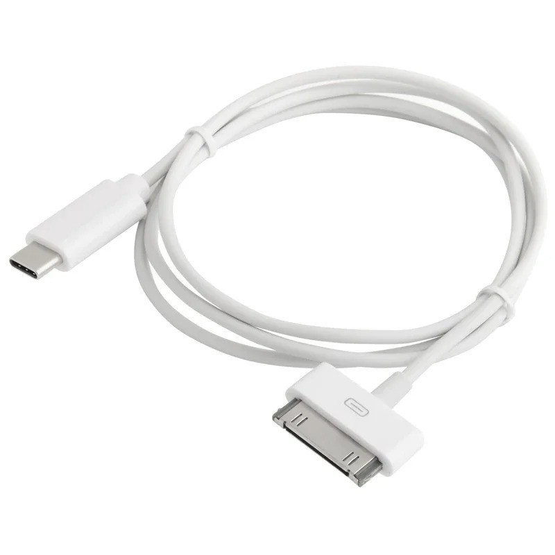 30-Pin To USB C Adapter Charging Data Sync Cable for IPhone 4 4S 3GS IPad 3 Lot