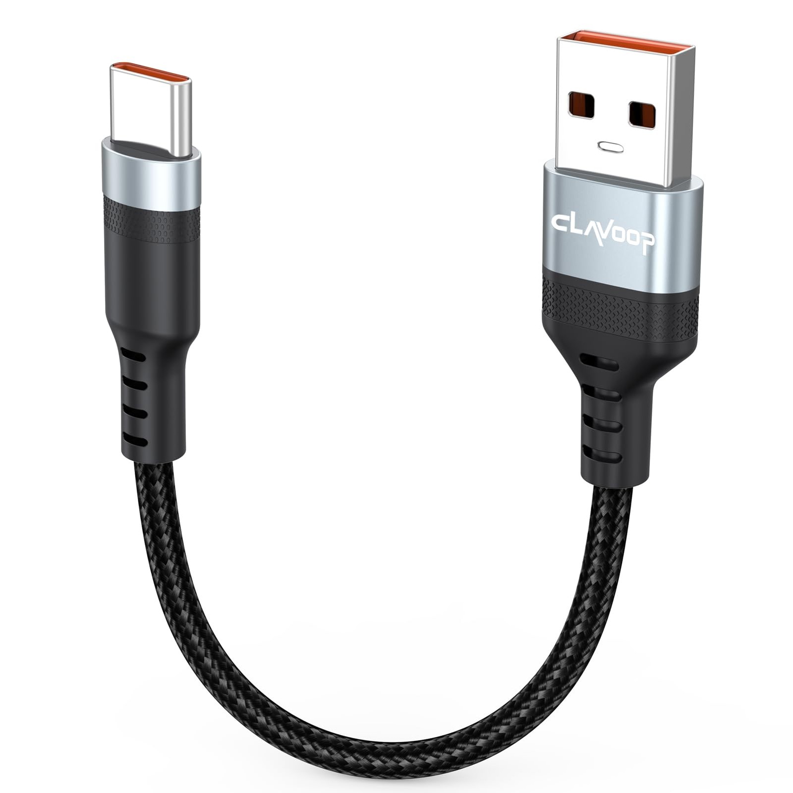 Short USB A to USB C Cable 3 inch, 60W Fast Charging TypeC Cord, USBA 2.0 480…