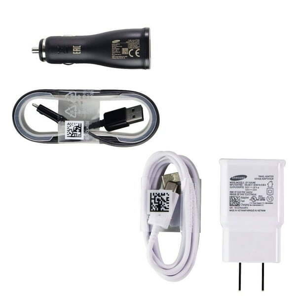 Samsung Charging Essentials 1 Power Bank 5000mAh 1 Wall Charger 1 Vehicle Charge