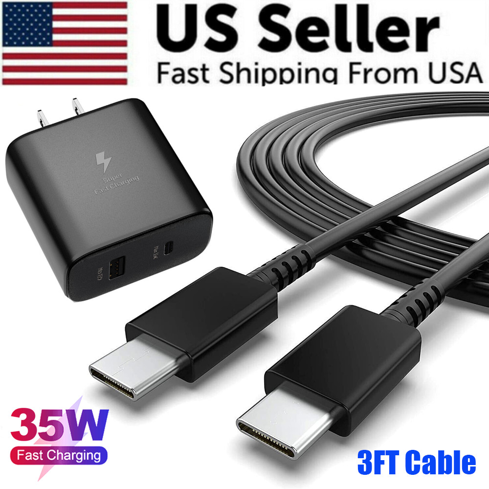 3f Cable +35W PD Power Adapter Duo Wall ChargerFor Samsung for Google For Xiaomi