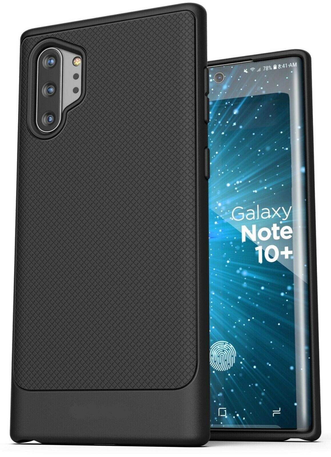 For Samsung Galaxy Note 10 Plus Case Slim Cover Black Protective