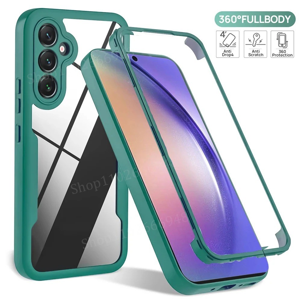 Full Body 360 Phone Case For Samsung A55 A54 A37 A25 A56 A16 A17 A15 A36 A57 5G