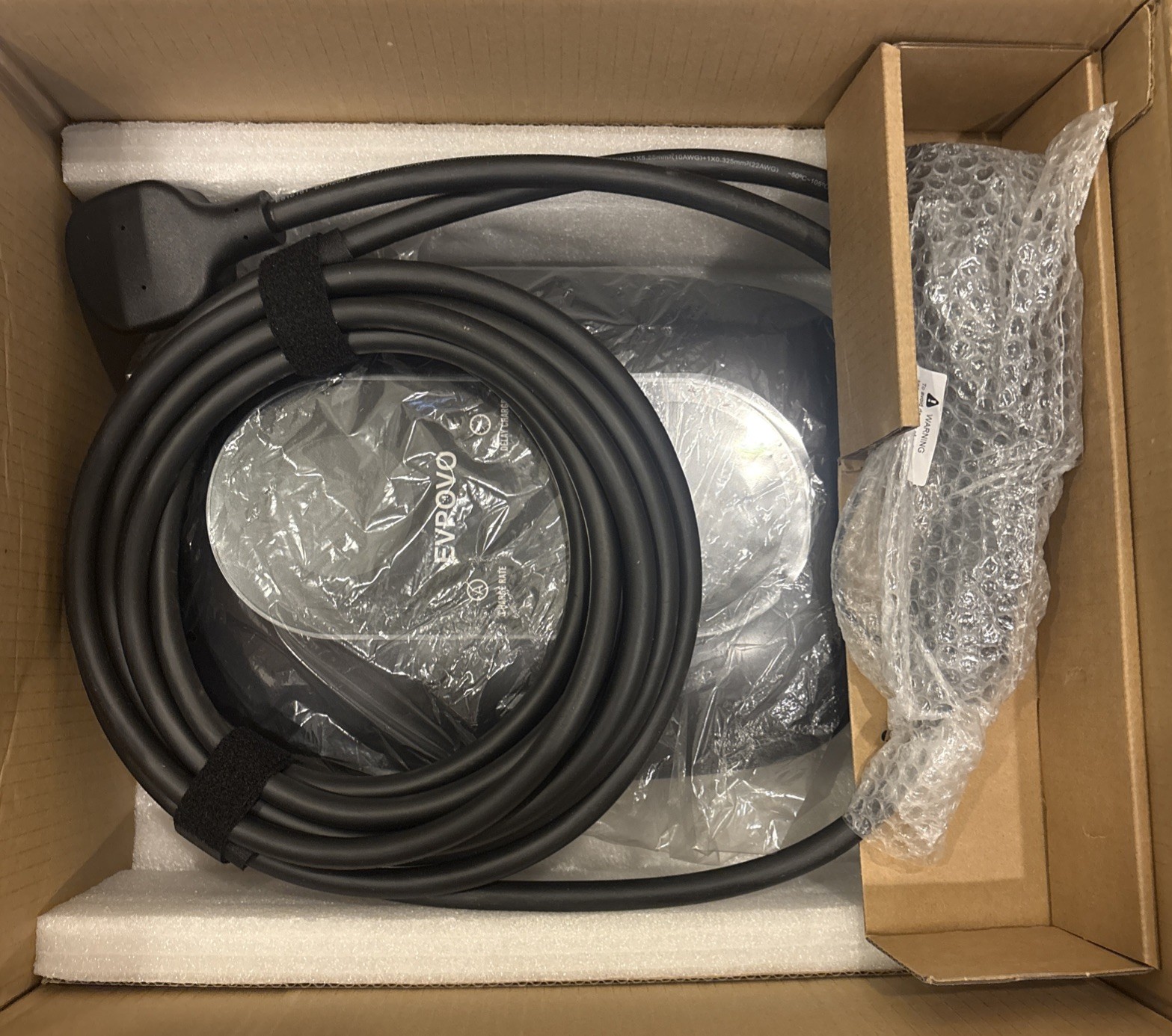 EVPOVO – Level 2 EV Charger 48 Amp Hardwired 240V – 9X Faster J1772 – NEW