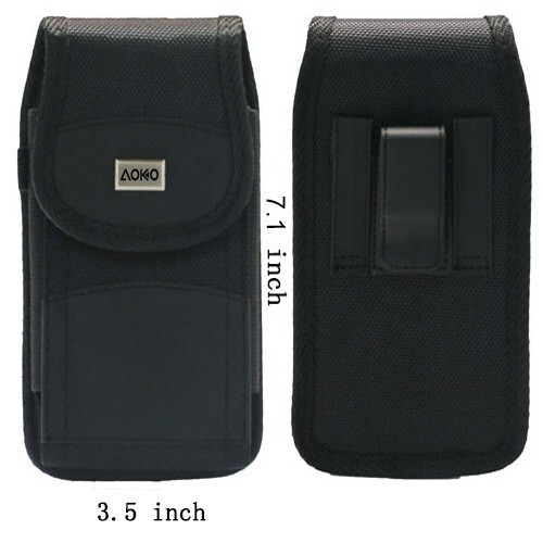 Vertical Extra Large Fabric Pouch Case (3.5 in x 7.1 in)