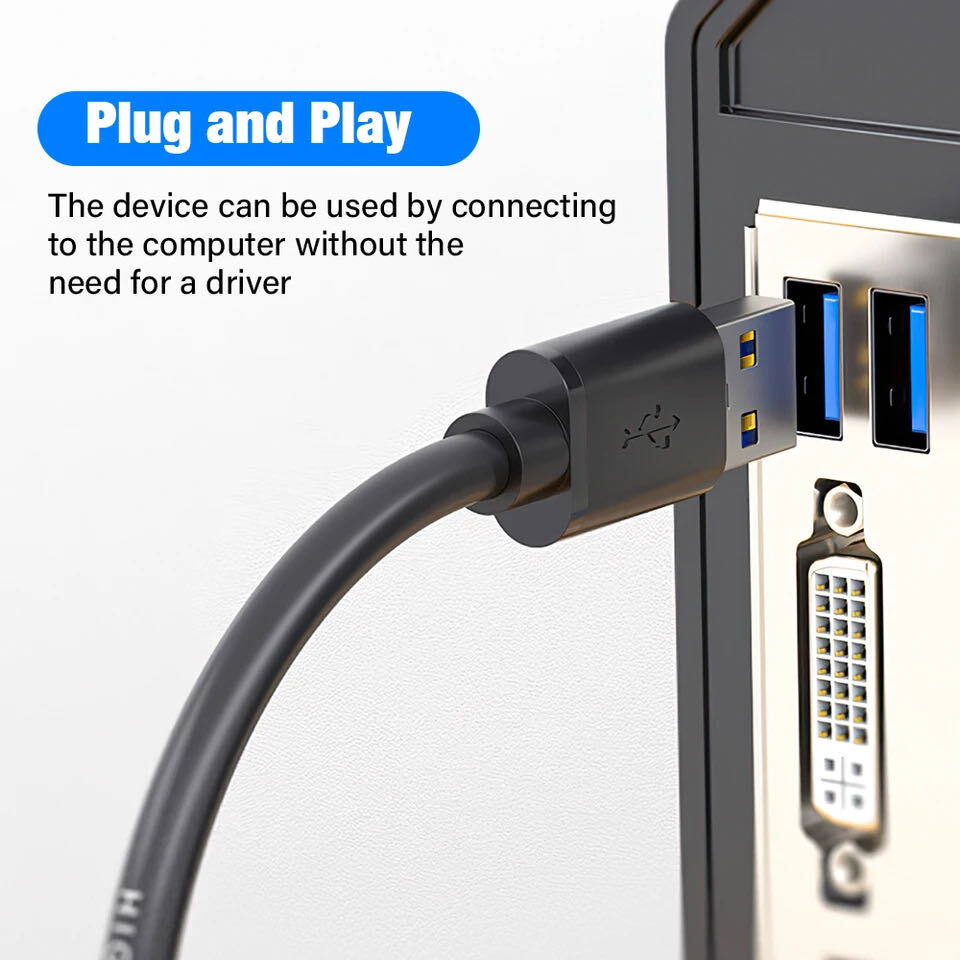 USB 3.0 A Male to A Male Cable Data Transfer Super Speed Power Charger Metal Lot