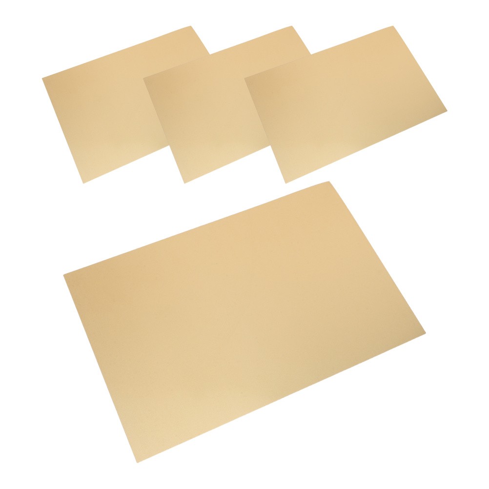 4Pcs Golden Sublimation Aluminum Sheets for Metal Photo Blanks Industrial Use