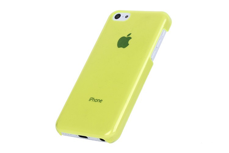 IPhone 5C Thin Transparent Plain Crystal Clear Hard Plastic TPU Case Cover