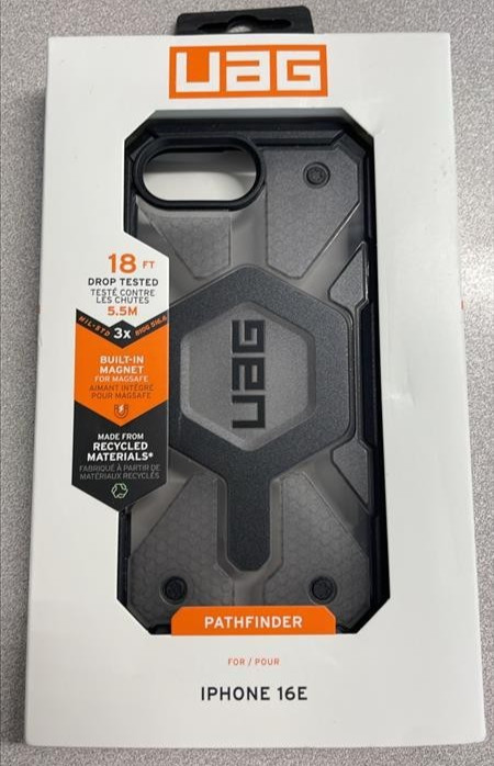UAG iPhone 17e/16e Case Pathfinder Clear – Rugged Military Grade Transparent Ash