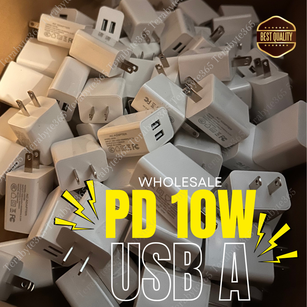 5V 2A Double USB A Wall Adapter AC to DC 10W Charger Cube For iPhone Samsung Lot