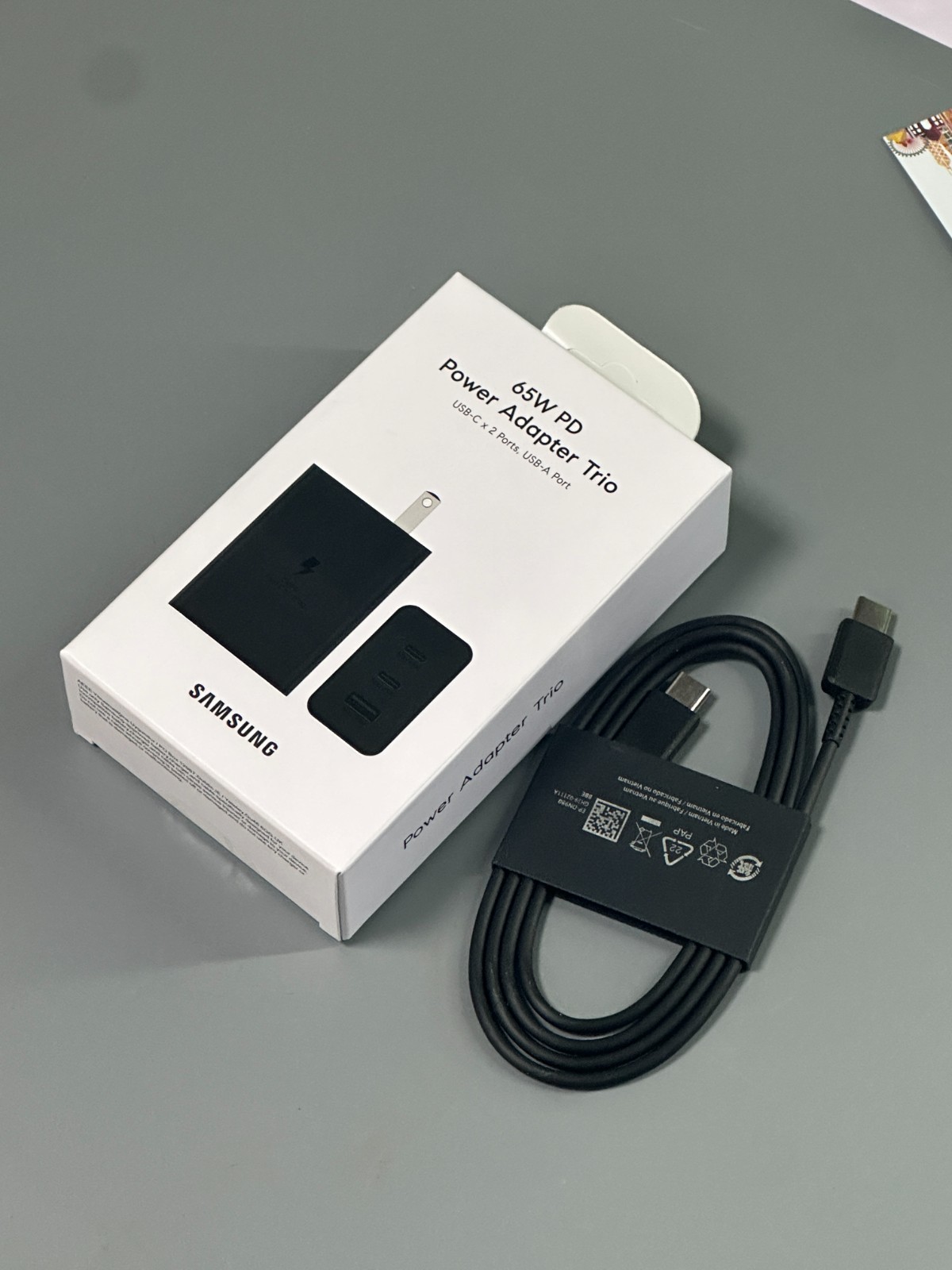 For Samsung Galaxy 65W Super Fast Charging S23/S22/S21/S20 USB C Wall Charger