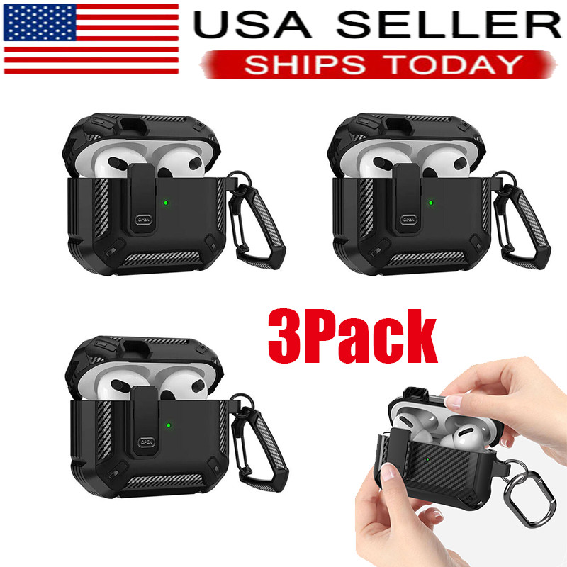 Protective Case Cover For Apple AirPods Pro 3rd / 2nd /1st Generation Shockproof