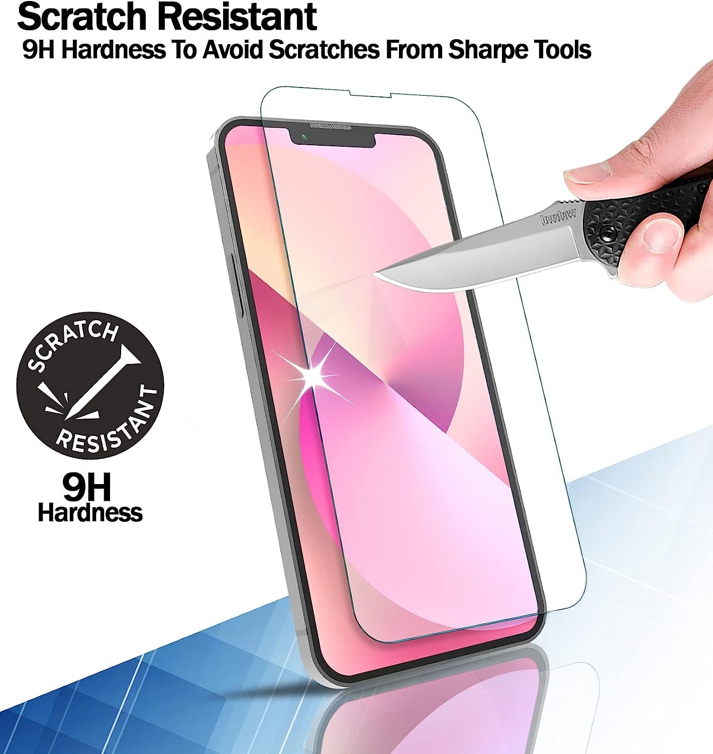 4 PACK For iPhone 15 14 13 12 11 Pro Max XR 8 7 Tempered Glass Screen Protector