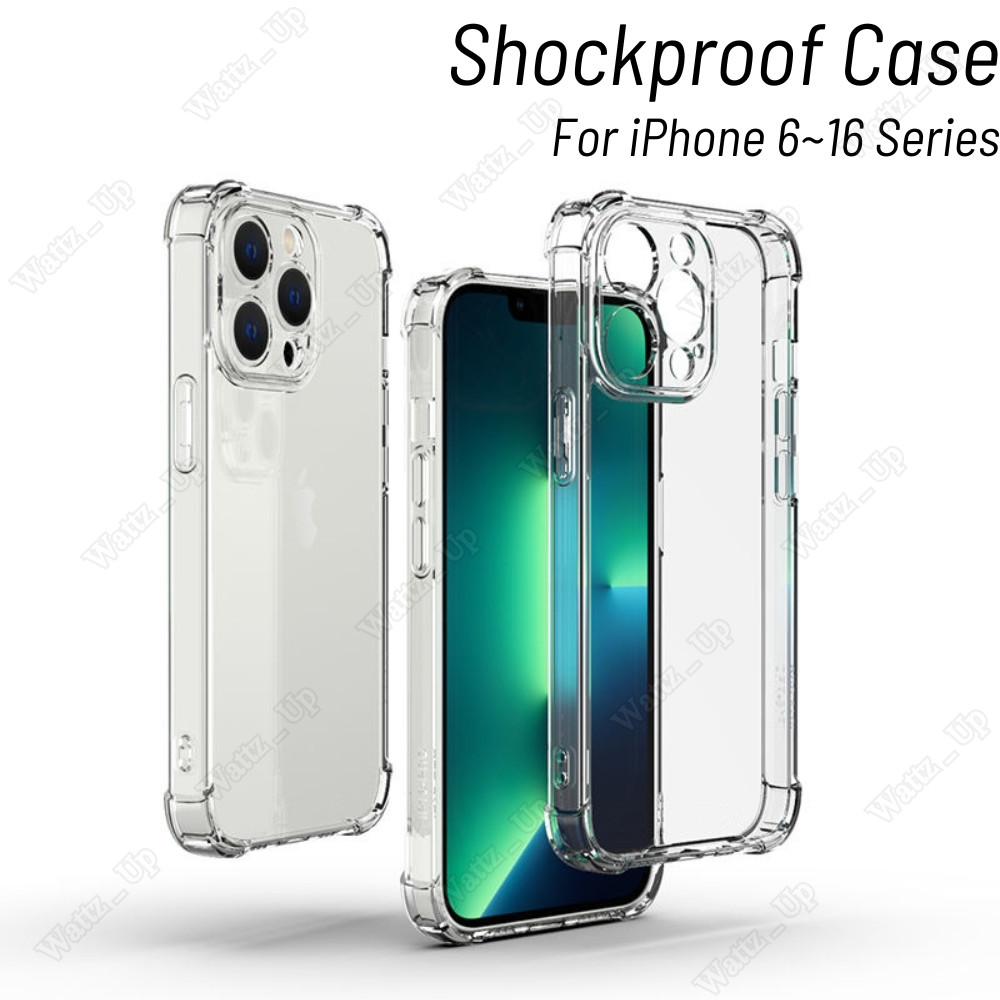 Clear Shockproof Bumper Case Cover For iPhone 16 15 14 13 12 11 Pro Max XR 8 Lot